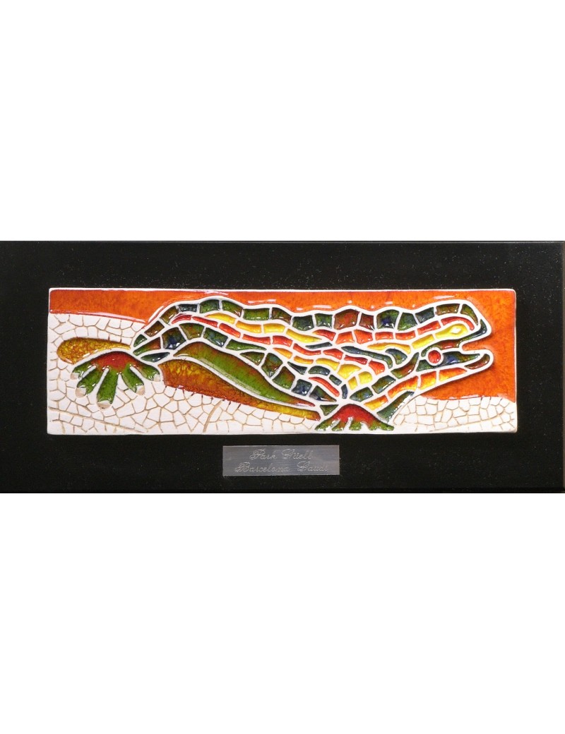 Picture Bas-relief of Lizard Park Güell Gaudi Barcelona